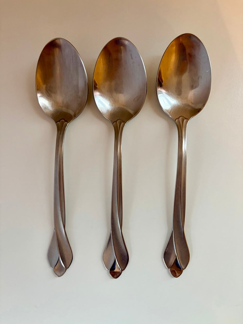 Oneida USA Tribeca Satin Place/Soup Spoon Set of 3